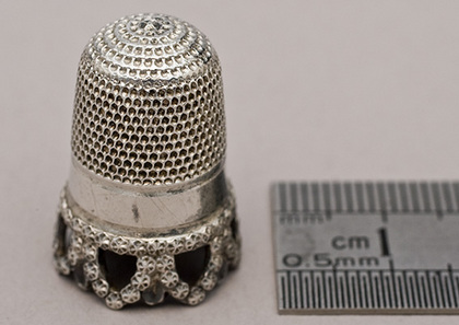 Antique Silver Thimble - Charles Horner
